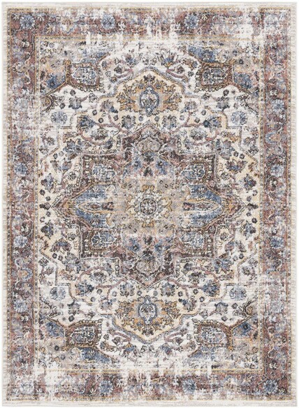 Safavieh Astoria ASA402A Ivory and Blue Rust