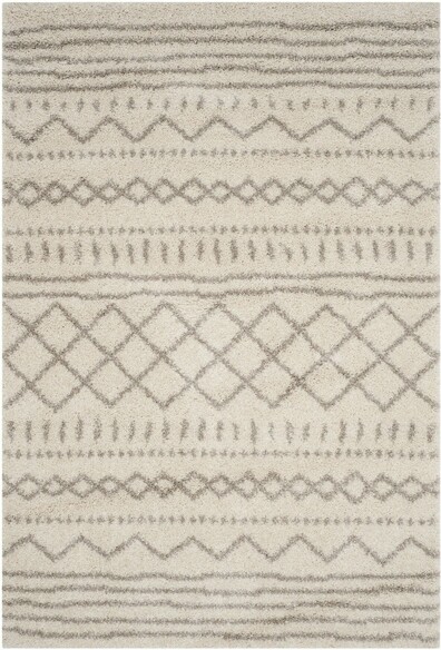 Safavieh Arizona Shag ASG741A Ivory and Beige