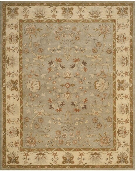 Safavieh Antiquity AT62A Light Grey and Beige