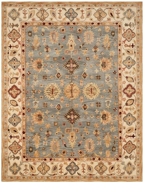 Safavieh Antiquity AT847A Blue and Ivory