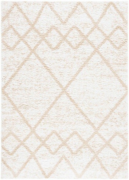 Safavieh Berber Shag BER574A Ivory and Beige