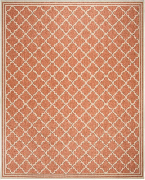 Safavieh Beach House BHS121P Rust and Creme