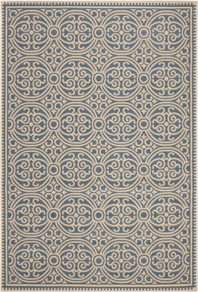 Safavieh Beach House BHS134N Cream and Blue