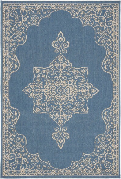 Safavieh Beach House BHS180N Cream and Blue