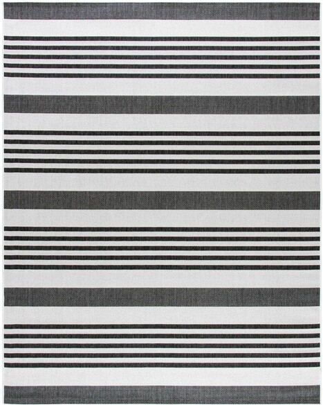 Safavieh Beach House BHS222F Light Grey and Charcoal