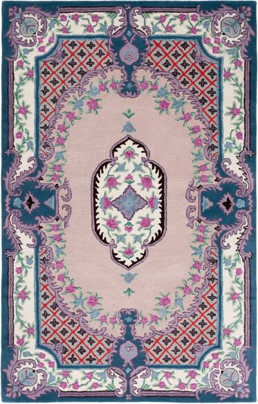 Safavieh Bellagio BLG535U Pink and Ivory