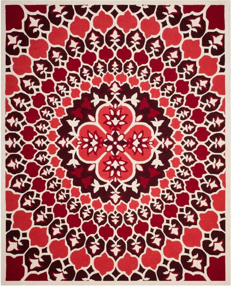 Safavieh Bellagio BLG610K Red and Ivory