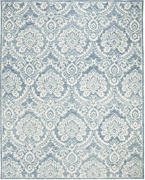 Safavieh Blossom BLM106M Blue and Ivory