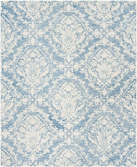 Safavieh Blossom BLM107B Blue and Ivory