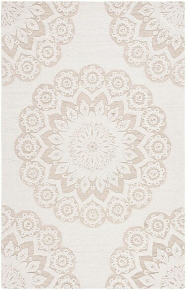 Safavieh Blossom BLM108T Ivory and Light Brown