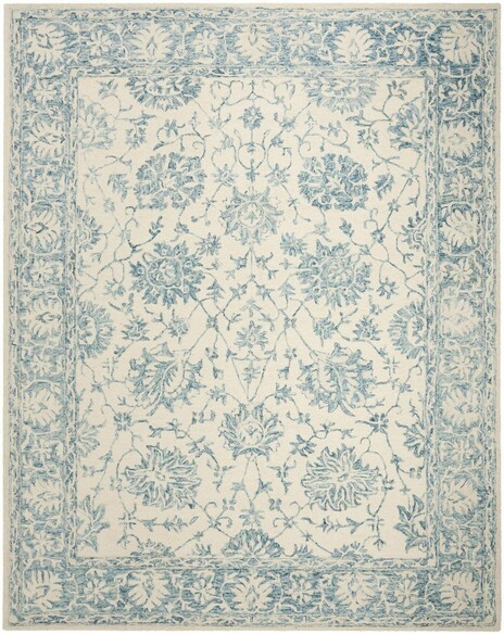 Safavieh Blossom BLM351A Ivory and Blue