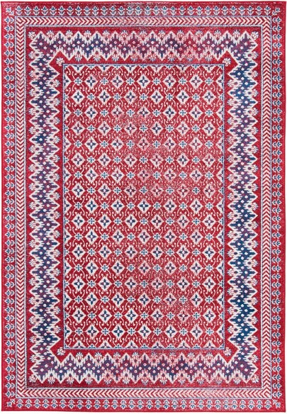 Safavieh Brentwood BNT899Q Red and Ivory