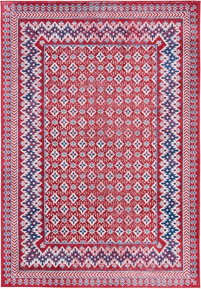 Safavieh Brentwood BNT899Q Red and Ivory