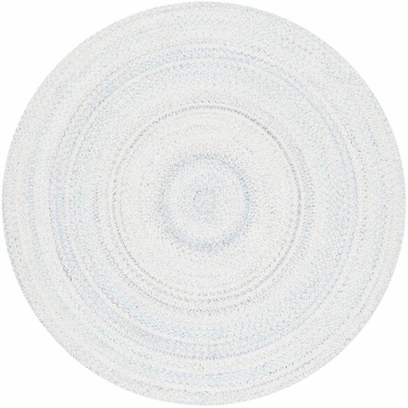 Safavieh Braided BRD804J Ivory and Light Blue