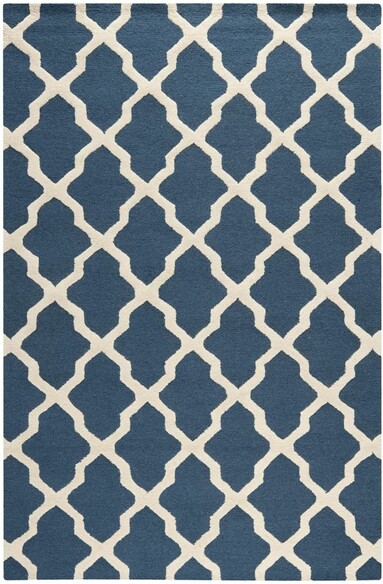 Safavieh Cambridge CAM121G Navy Blue and Ivory