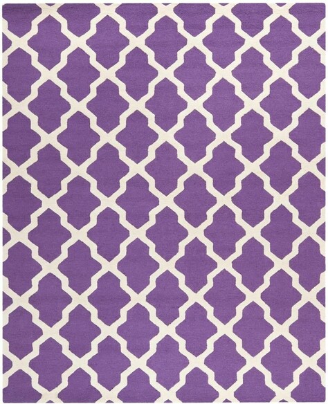 Safavieh Cambridge CAM121K Purple and Ivory