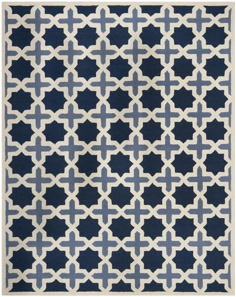 Safavieh Cambridge CAM127A Blue and Ivory