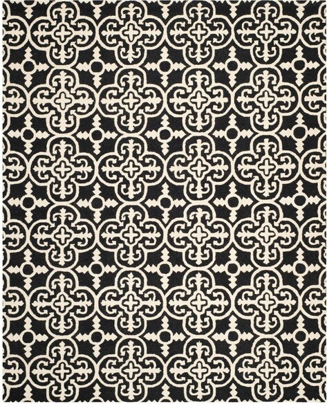 Safavieh Cambridge CAM133E Black and Ivory