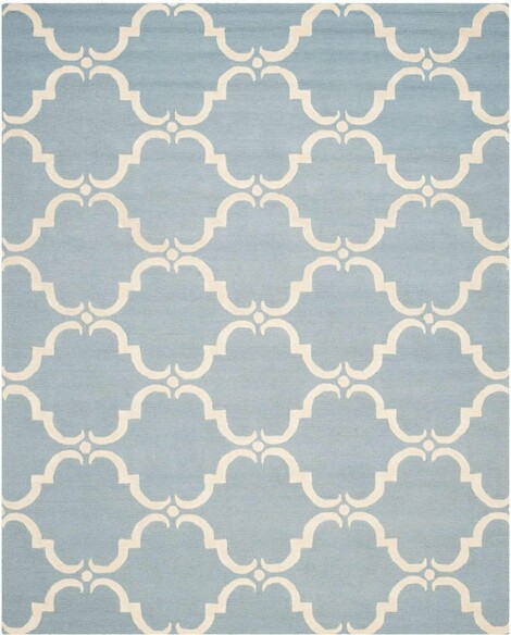 Safavieh Cambridge CAM703B Blue and Ivory
