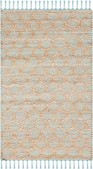 Safavieh Cape Cod CAP841M Light Blue and Natural