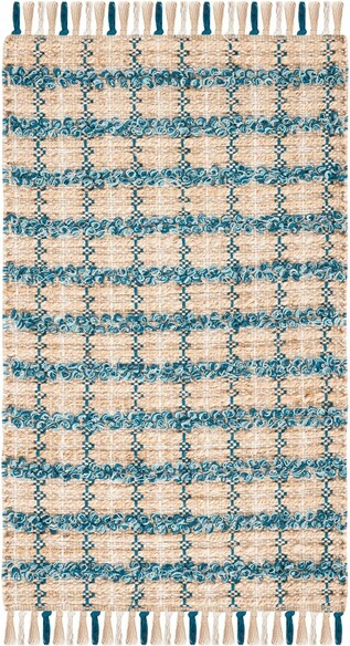 Safavieh Cape Cod CAP871K Turquoise and Natural
