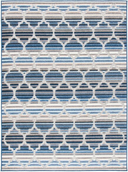 Safavieh Cabana CBN333M Blue and Grey