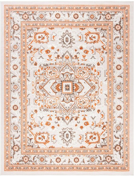 Safavieh Cabana CBN680B Beige and Orange