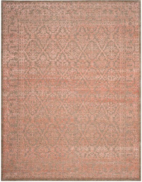 Safavieh Chester CHS522A Dark Beige and Coral