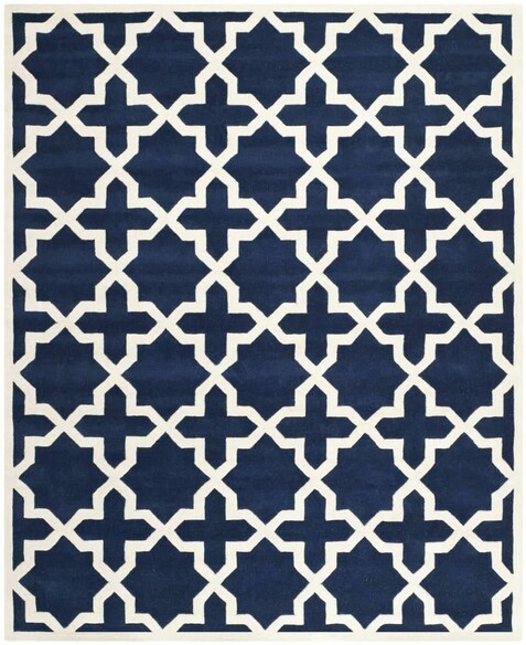 Safavieh Chatham CHT732C Dark Blue and Ivory