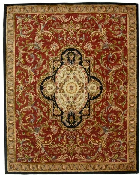 Safavieh Classic CL220C Red and Black