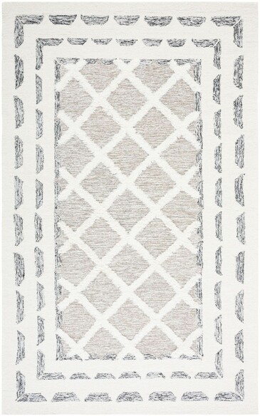 Safavieh Casablanca CSB982F Grey and Ivory