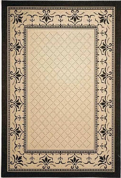 Safavieh Courtyard CY0901-3901 Sand and Black