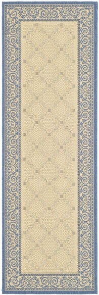 Safavieh Courtyard CY1502-3101 Natural and Blue