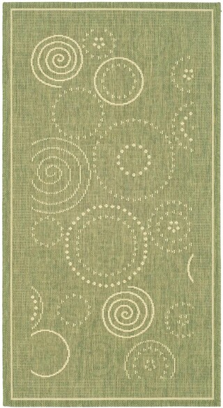 Safavieh Courtyard CY1906-1E06 Olive and Natural