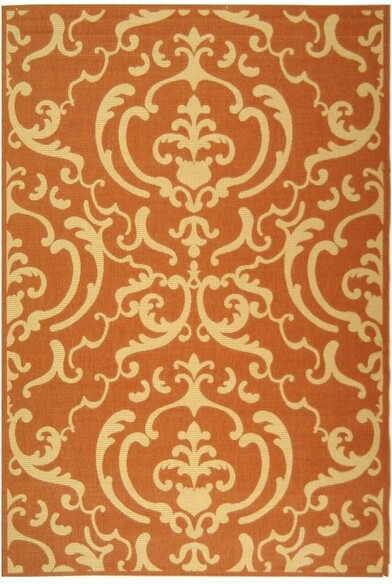 Safavieh Courtyard CY2663-3202 Terracotta and Natural