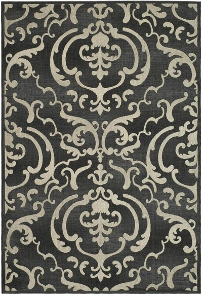 Safavieh Courtyard CY2663-3908 Sand and Black