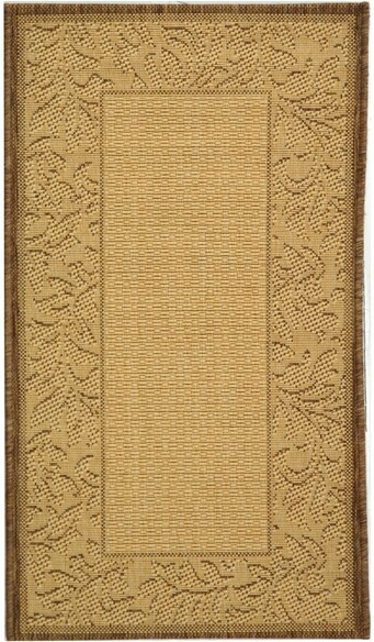Safavieh Courtyard CY2666-3001 Natural and Brown