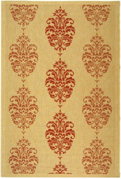 Safavieh Courtyard CY2720-3701 Beige and Red