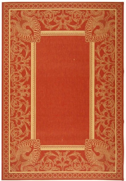 Safavieh Courtyard CY2965-3707 Red and Natural