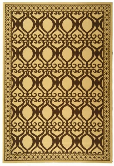 Safavieh Courtyard CY3040-3001 Natural and Brown