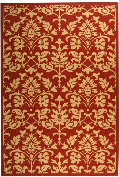Safavieh Courtyard CY3416-3707 Red and Natural