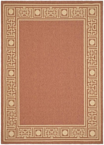 Safavieh Courtyard CY5143A Rust and Sand
