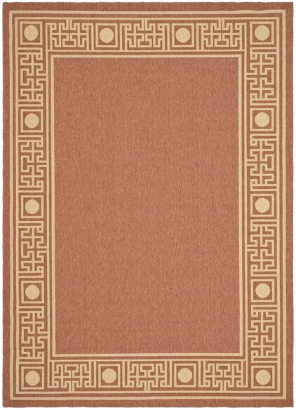 Safavieh Courtyard CY5143A Rust and Sand