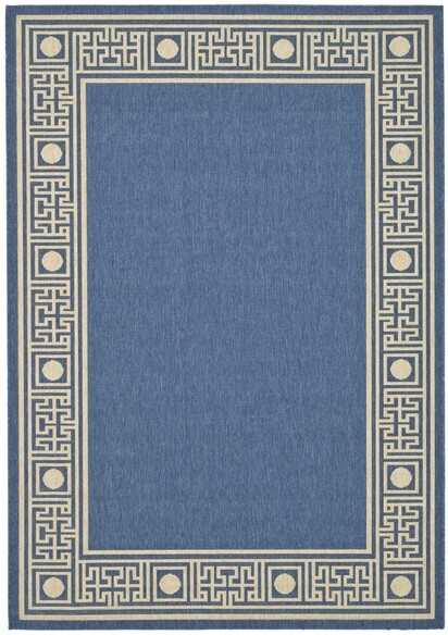 Safavieh Courtyard CY5143C Blue and Ivory
