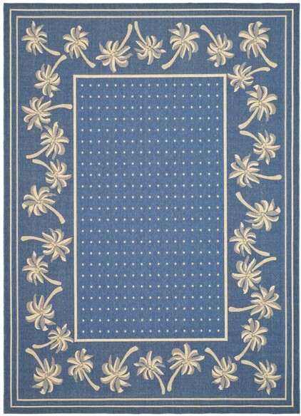 Safavieh Courtyard CY5148C Blue and Ivory