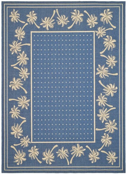 Safavieh Courtyard CY5148C Blue and Ivory