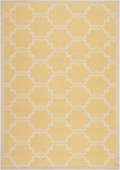 Safavieh Courtyard CY6009316 Yellow and Beige