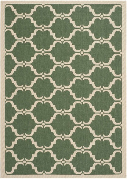 Safavieh Courtyard CY6009332 Dark Green and Beige
