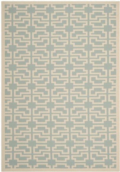 Safavieh Courtyard CY6015-223 Aqua and Beige