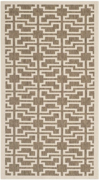 Safavieh Courtyard CY6015-242 Mocha and Beige